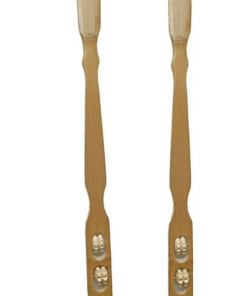 Wooden Manual Back Scratcher/Itcher/ Back Itching Stick with Double ball Massager (Pack of 2)